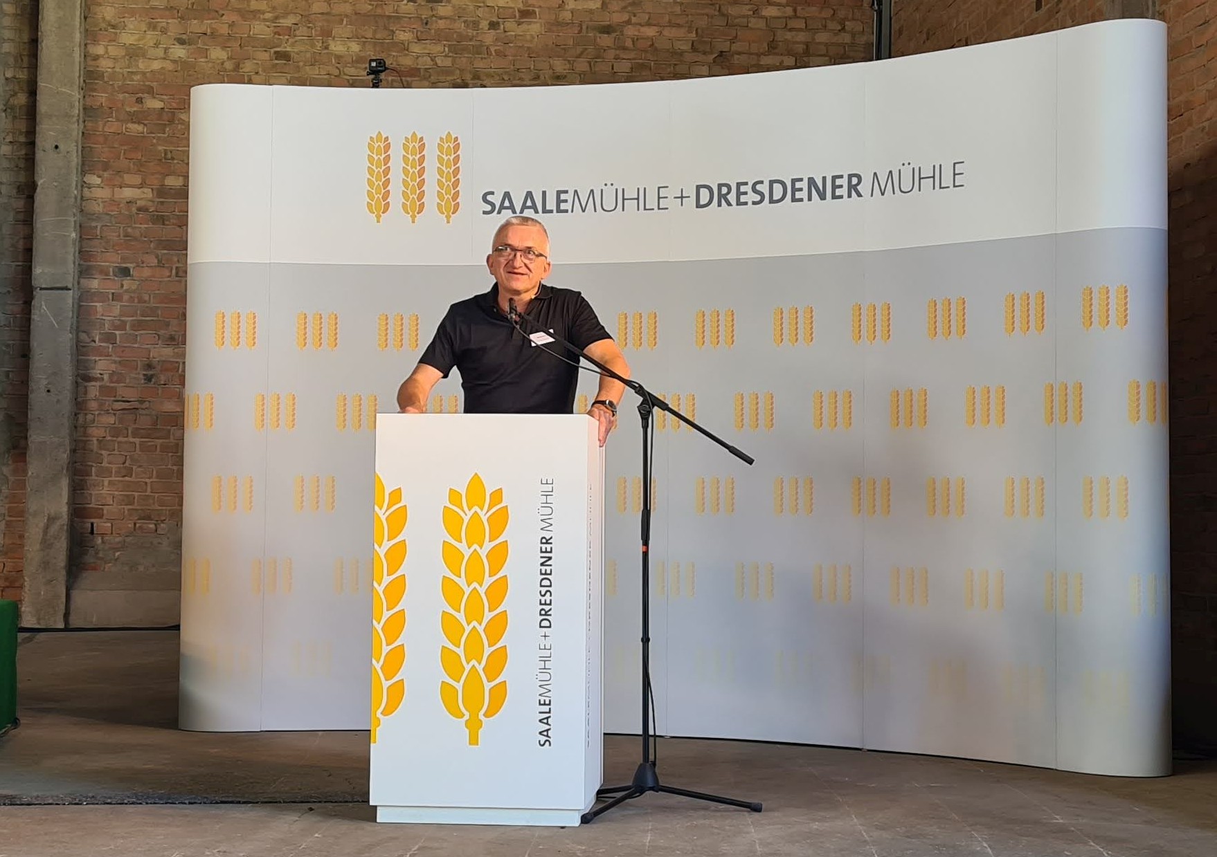 Michael Gutting, Geschäftsführer der Saalemühle+Dresdener Mühle, lud zum Profi-Praxistag 2020 ein.