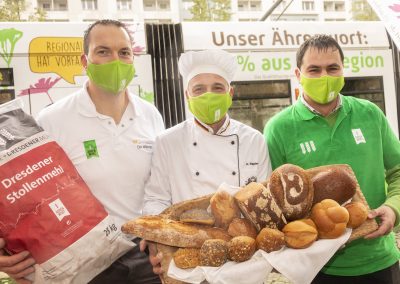 Bäcker, Landwirt, Mühle - zusammen für die Region.