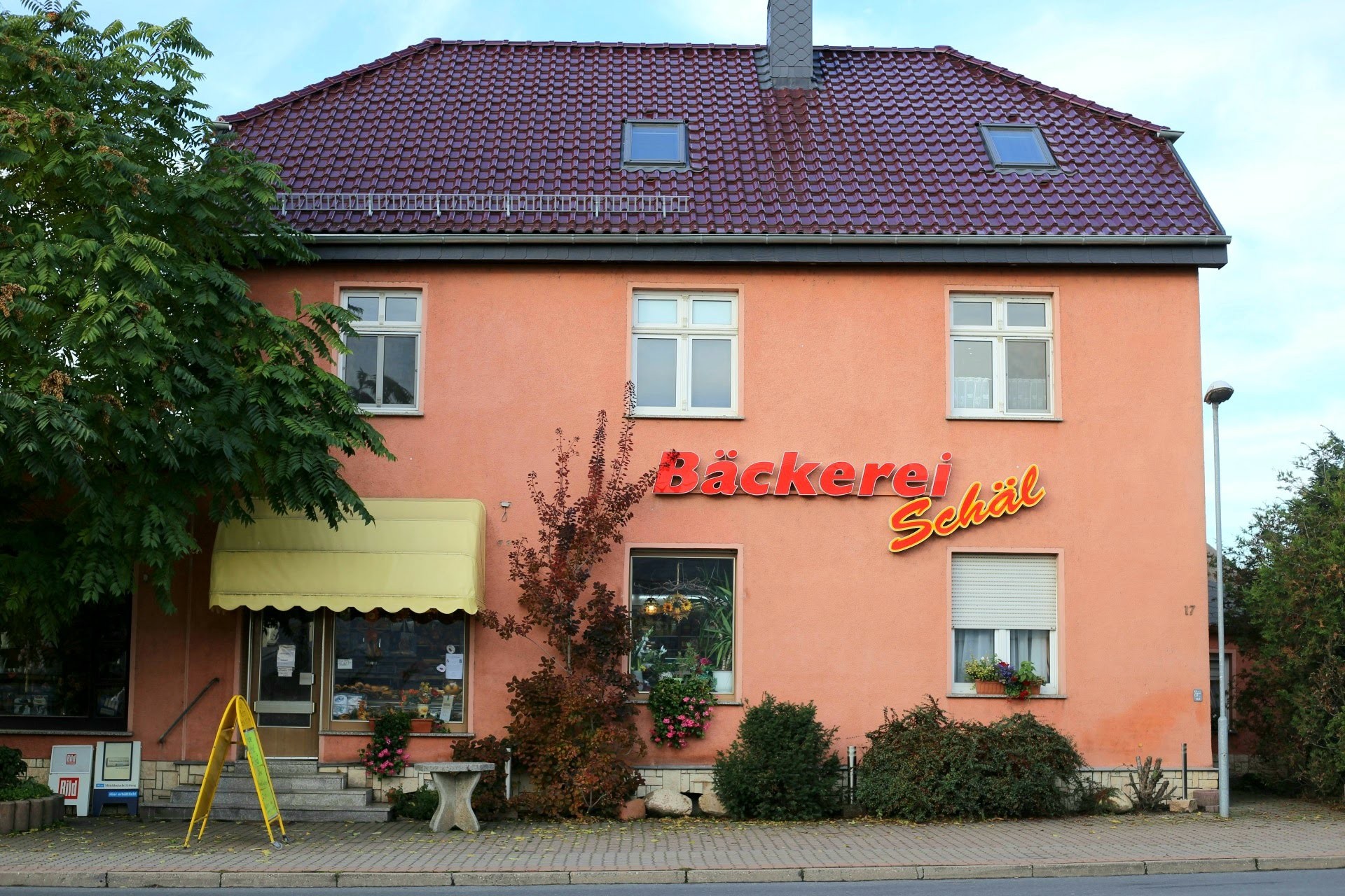 Das ist die Hauptzentrale von Bäckerei Schäl in Teutschenthal.